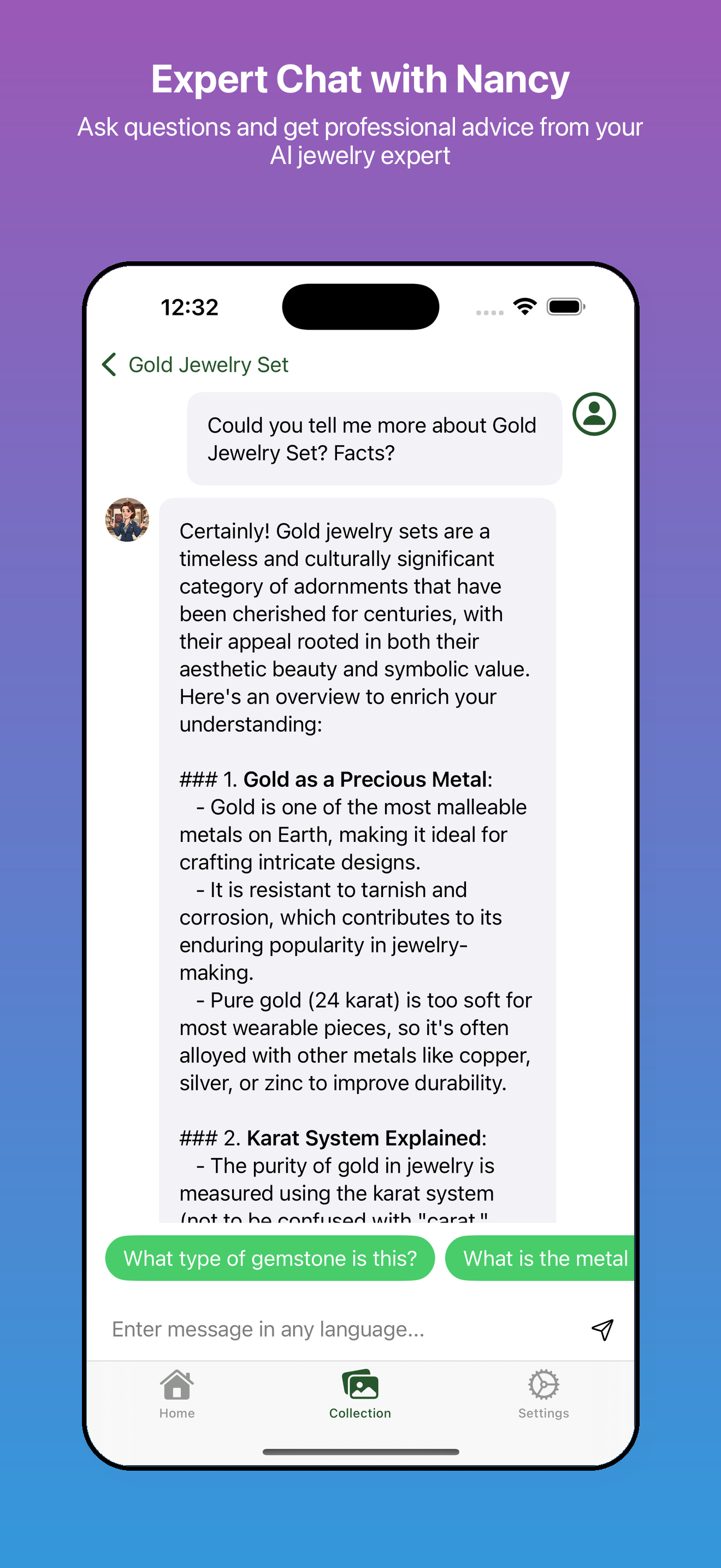 Expert Chat with Nancy